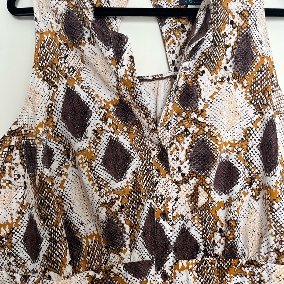 ✨ Anthropologie Snake Print Maxi Dress - Picture 9 of 11